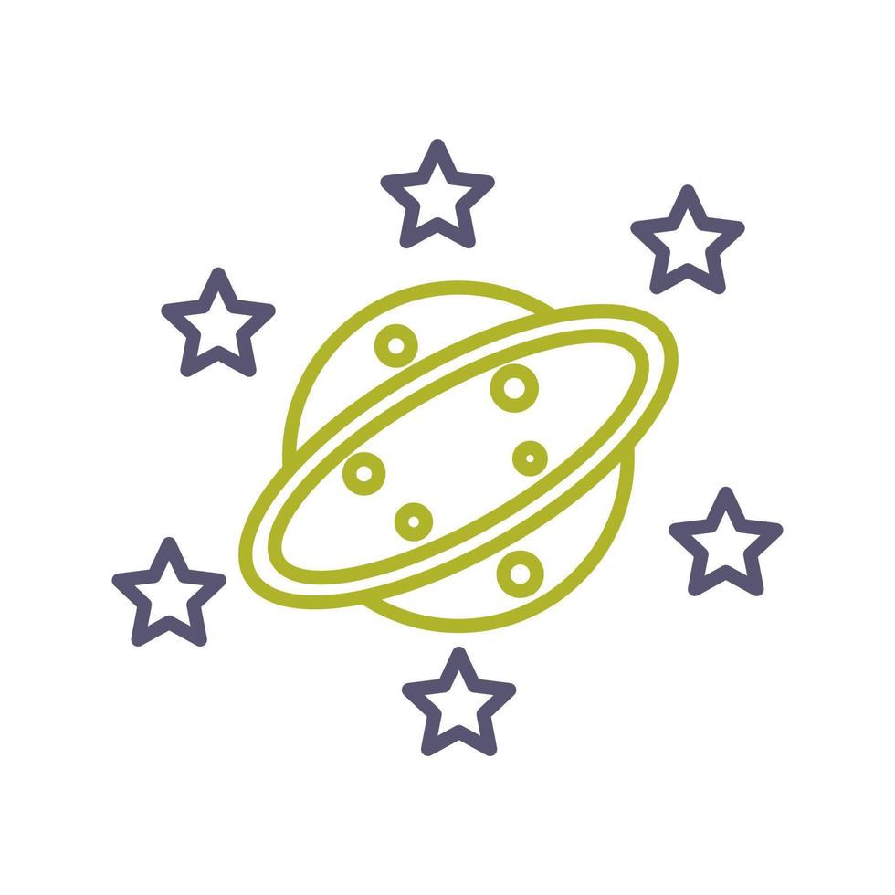 Saturn Vector Icon