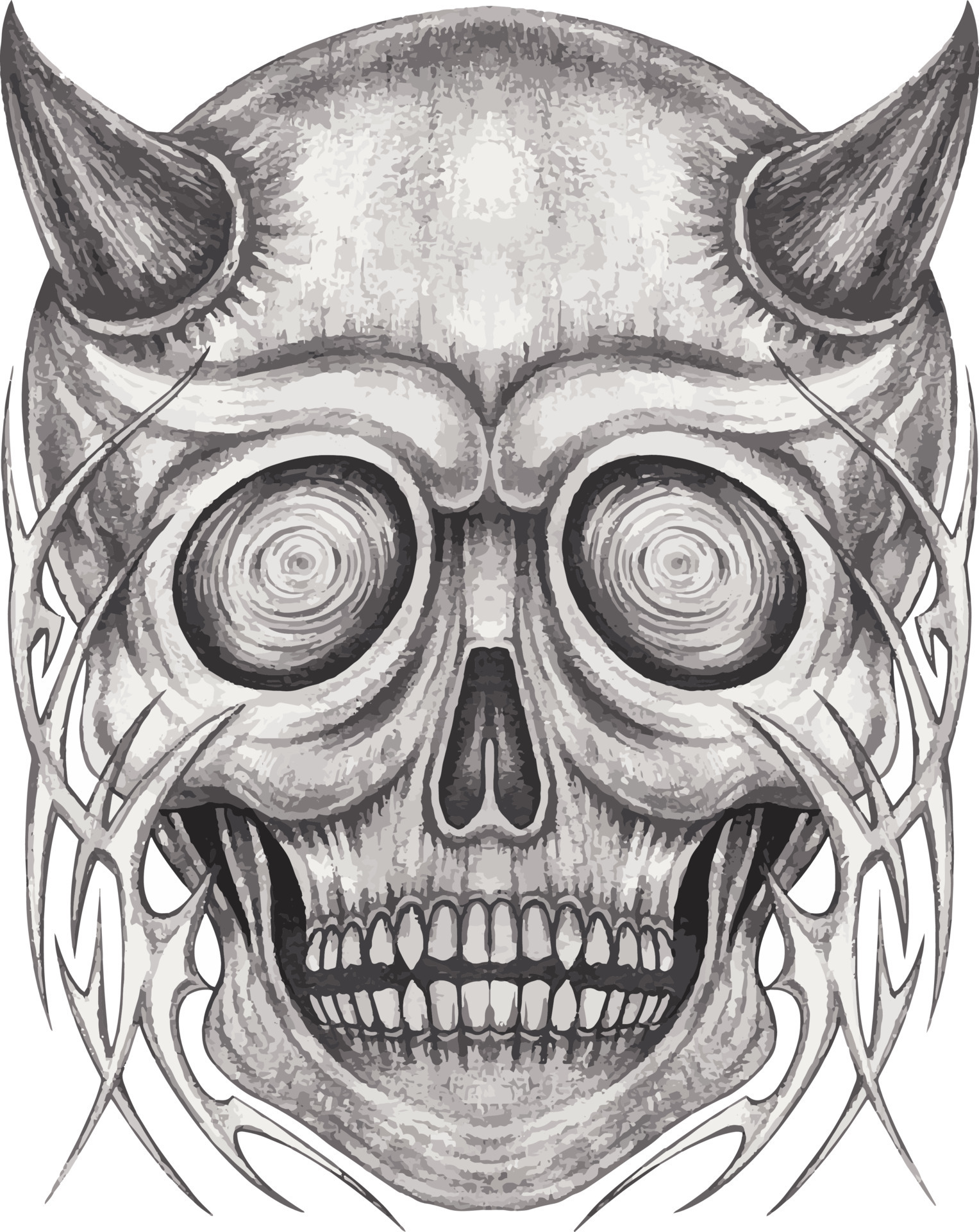 Devil Shadow Hand Black White  Temporary Tattoo Transparent PNG  900x500   Free Download on NicePNG