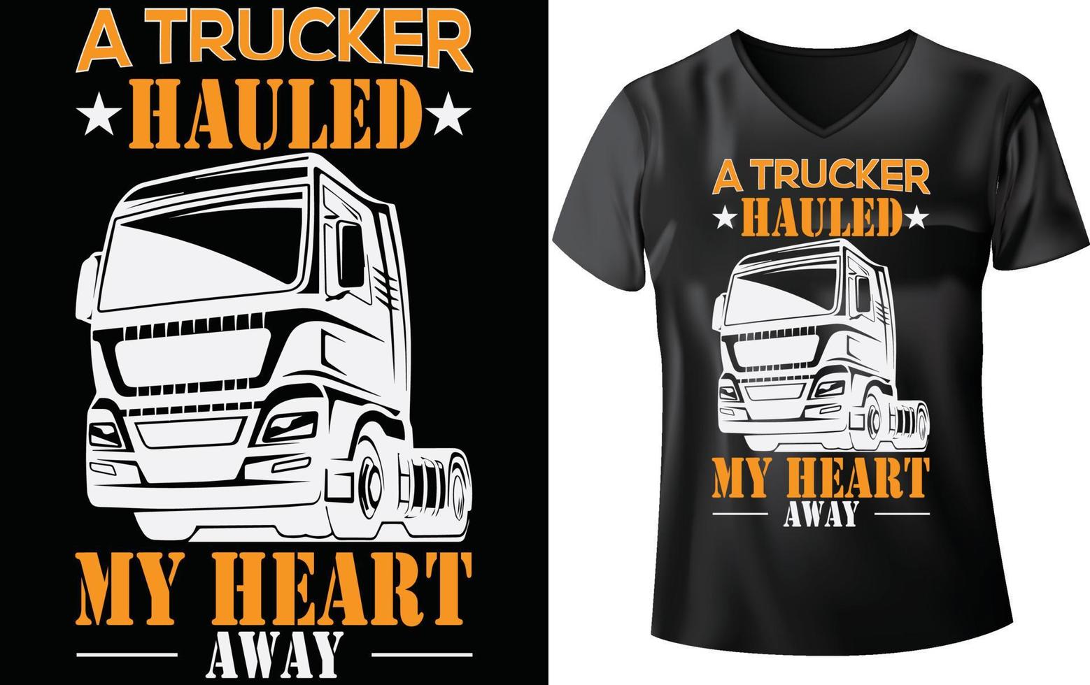 TRUCK T-SHIRT DESIGN vector