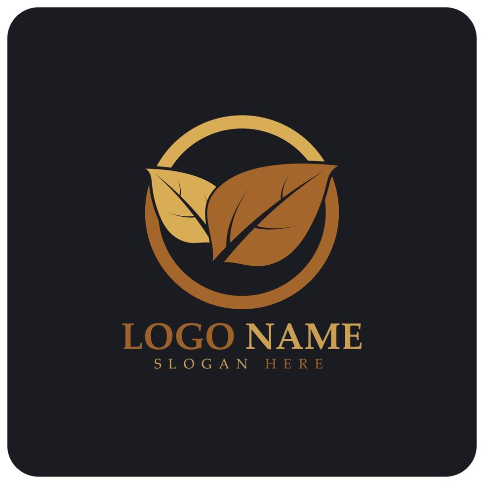 tobacco leaf logo,tobacco field and tobacco cigarette logo template design vector