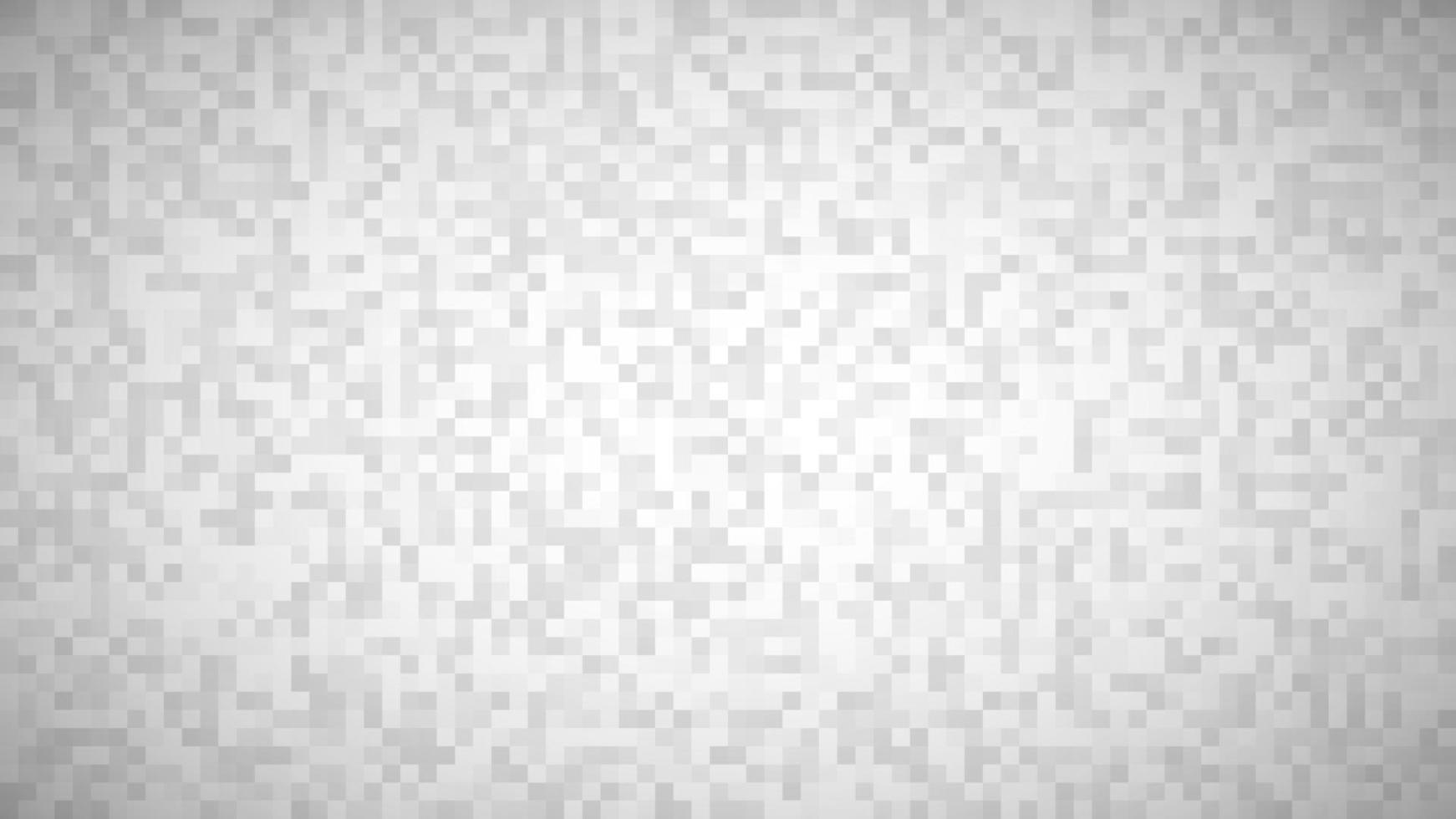 fondo geométrico abstracto de cuadrados. fondo de píxeles grises con espacio vacío. ilustración vectorial vector