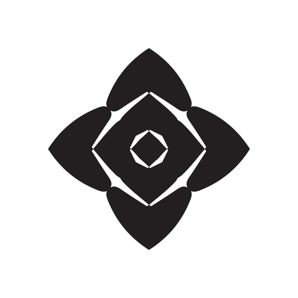 icono de flor. símbolo de fondo de cartel de tienda de flores de estilo simple. elemento de diseño del logotipo de la marca de flores. impresión de camisetas de flores. vector para pegatina.