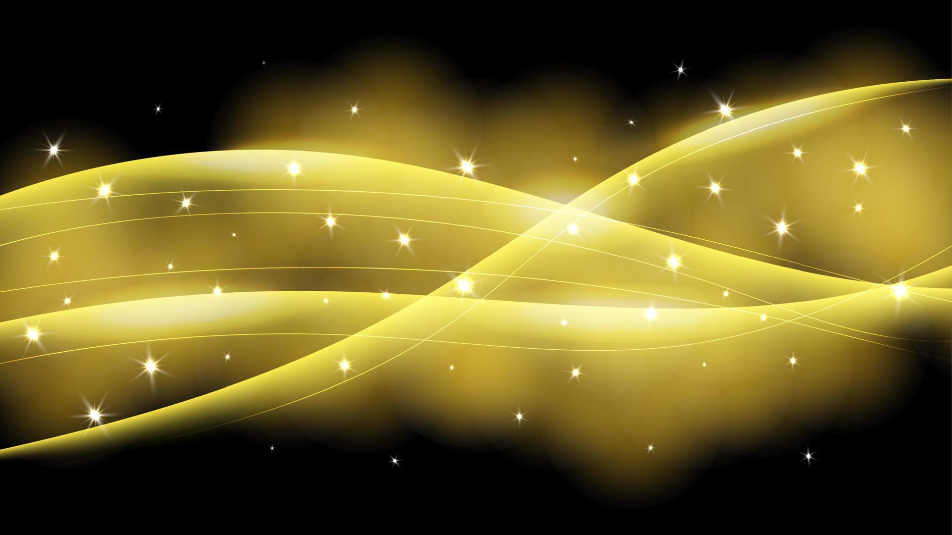 Abstract shiny wave background with stars, sparkles and glitter effects