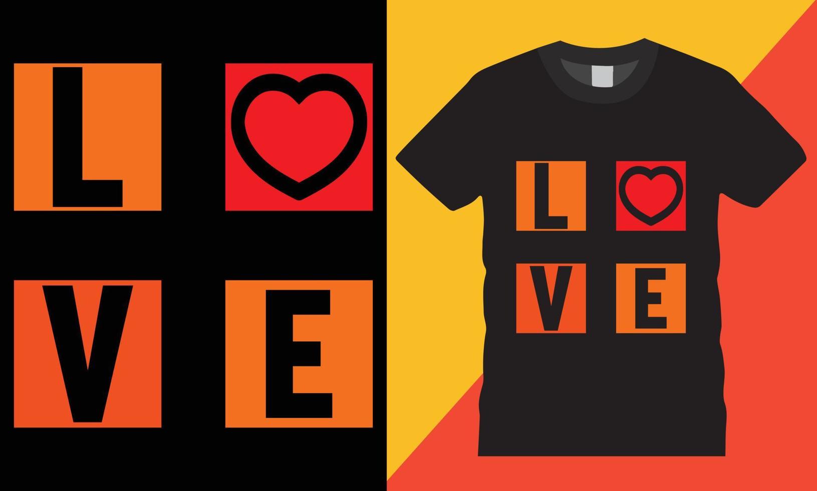 vector de diseño de camiseta creativa del día de san valentín de tipografía