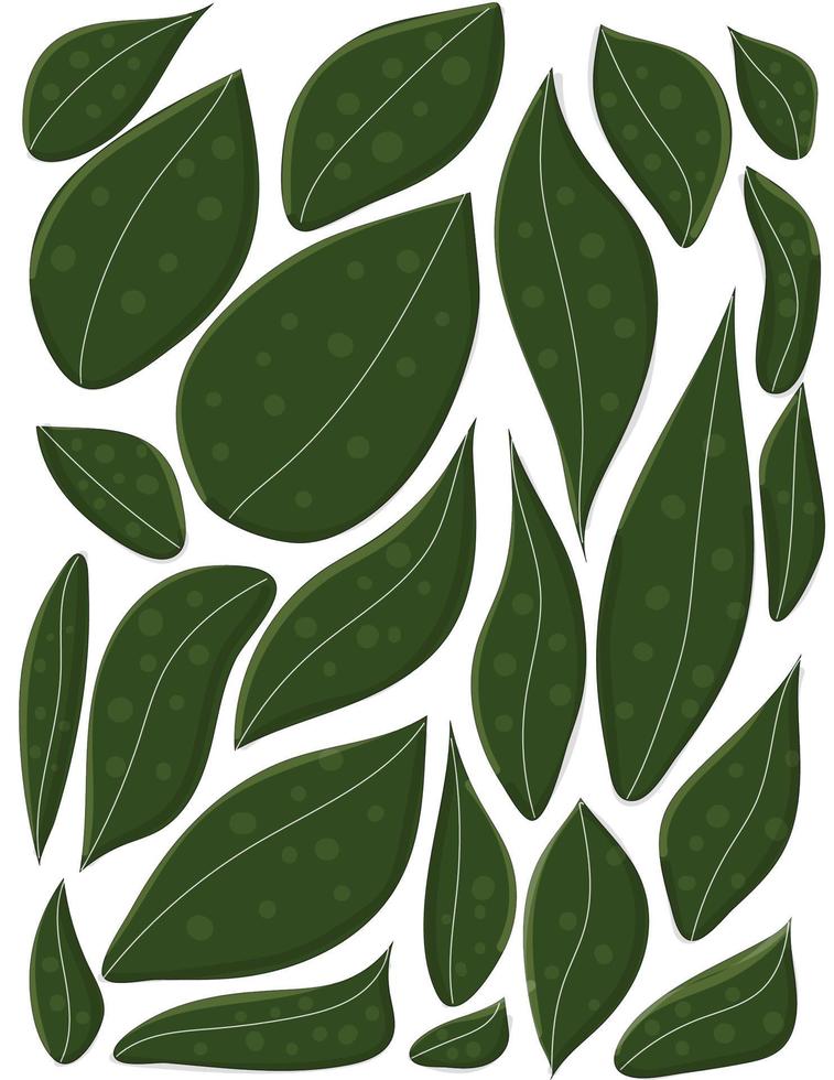 Leaf Background Illustration Free Vector