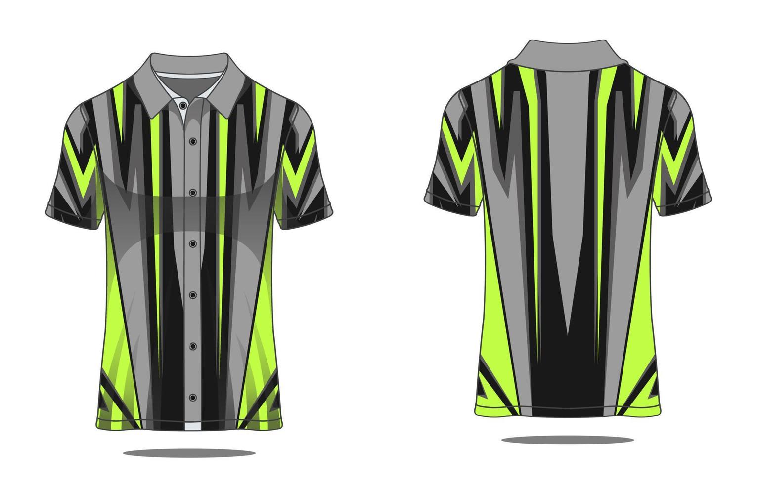 plantilla de camiseta polo vector