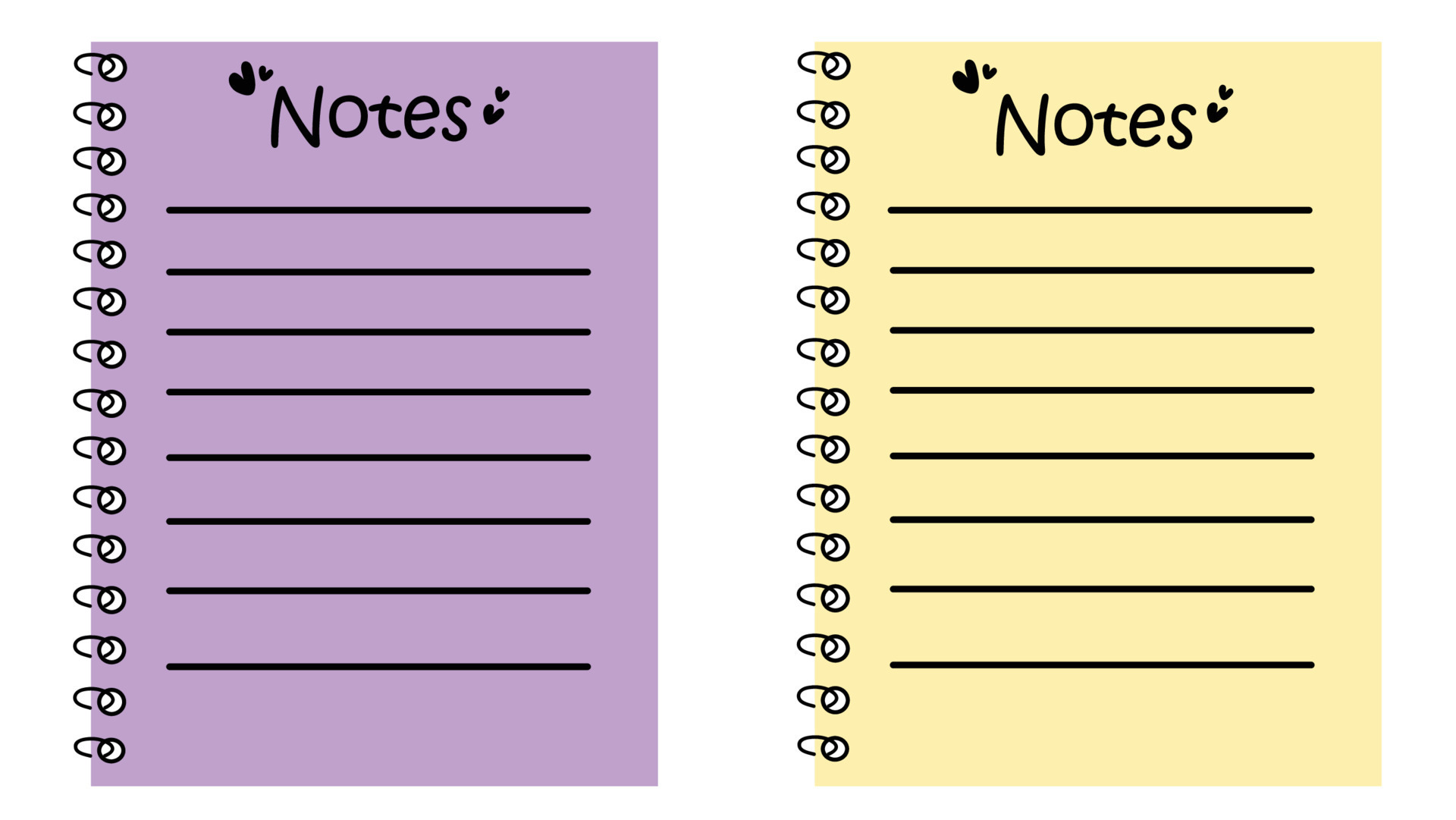 Notes Templates Illustration Free Vector 19495379 Vector Art At Vecteezy