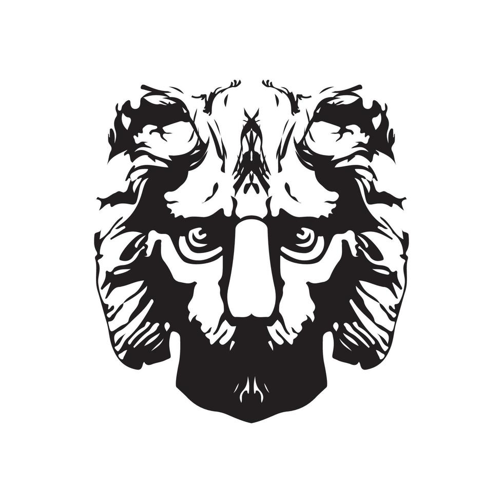 Lion head drawing vector illustration 19495438 Vector Art at Vecteezy