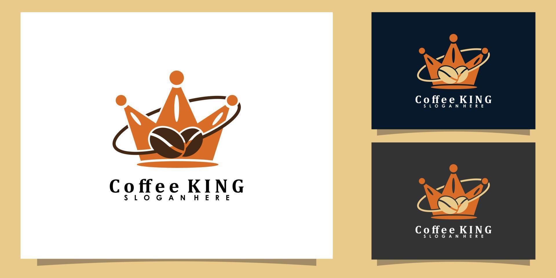 diseño de logotipo de cafetería con concepto creativo vectorial vector