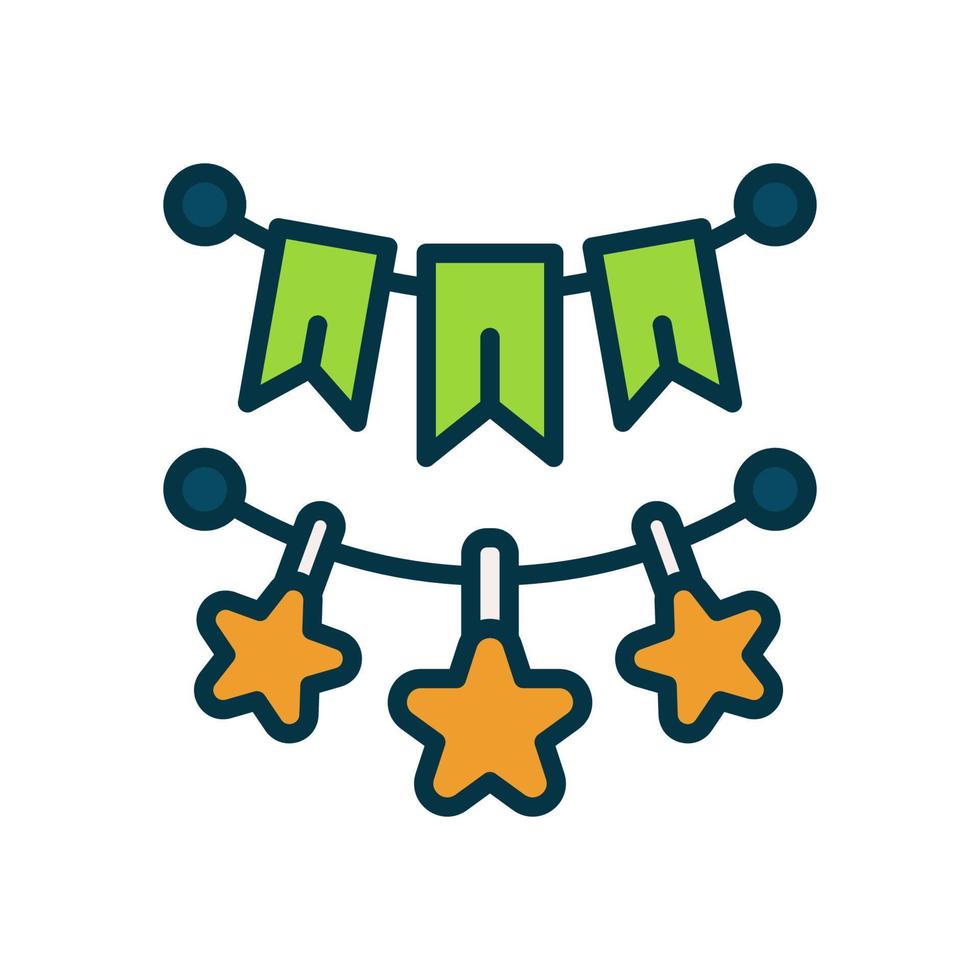 flag decoration icon for your website, mobile, presentation, and logo design. vector