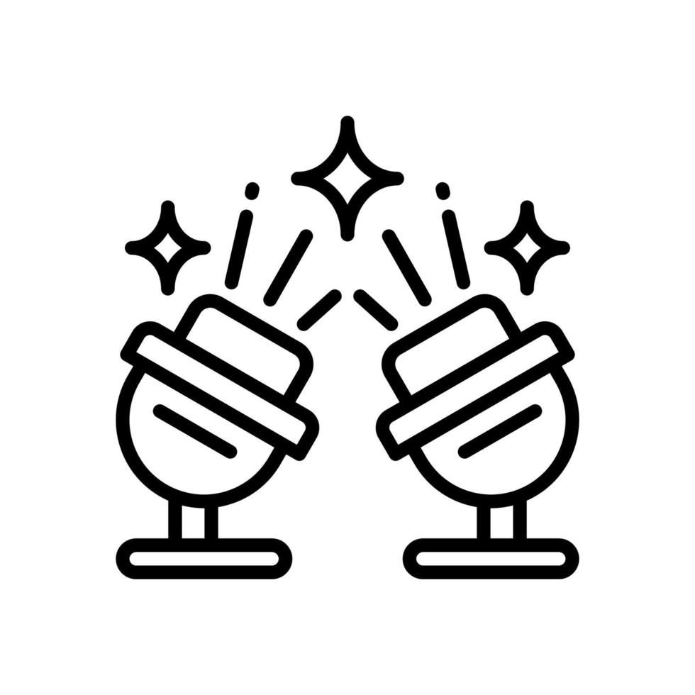 spotlight icon for your website, mobile, presentation, and logo design. vector
