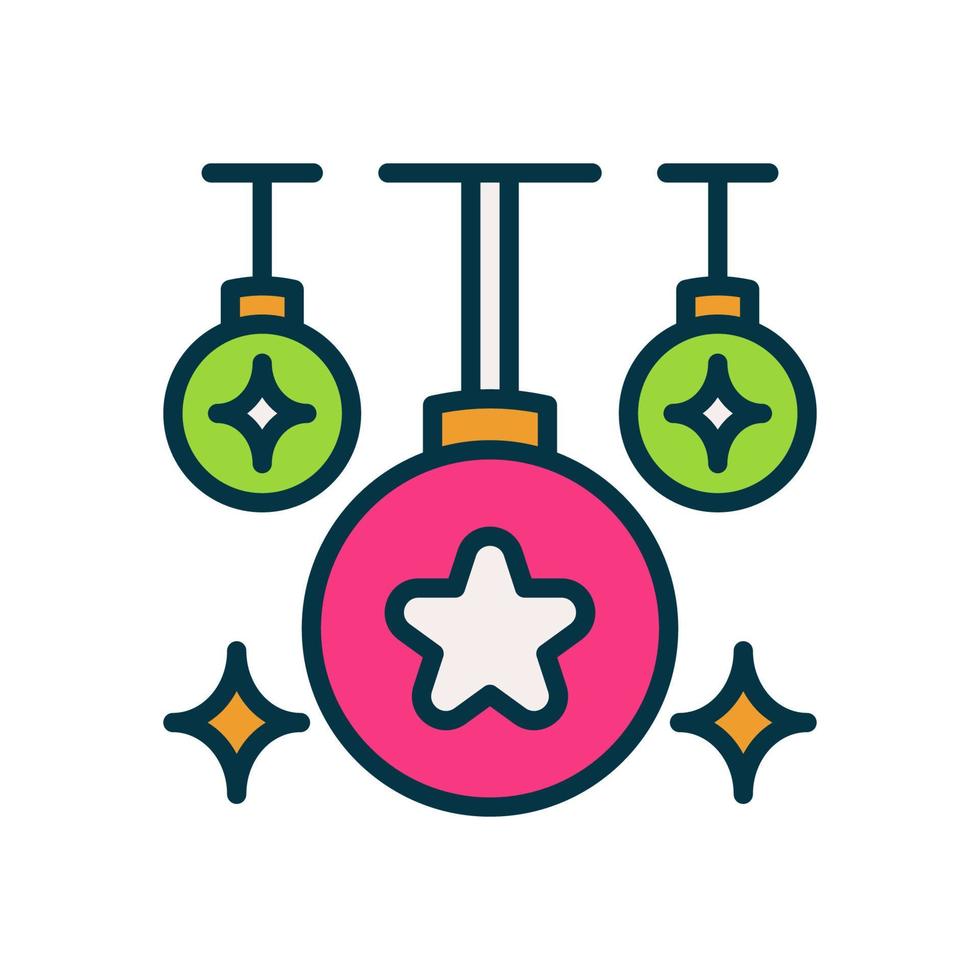 decoration ball icon for your website, mobile, presentation, and logo design. vector
