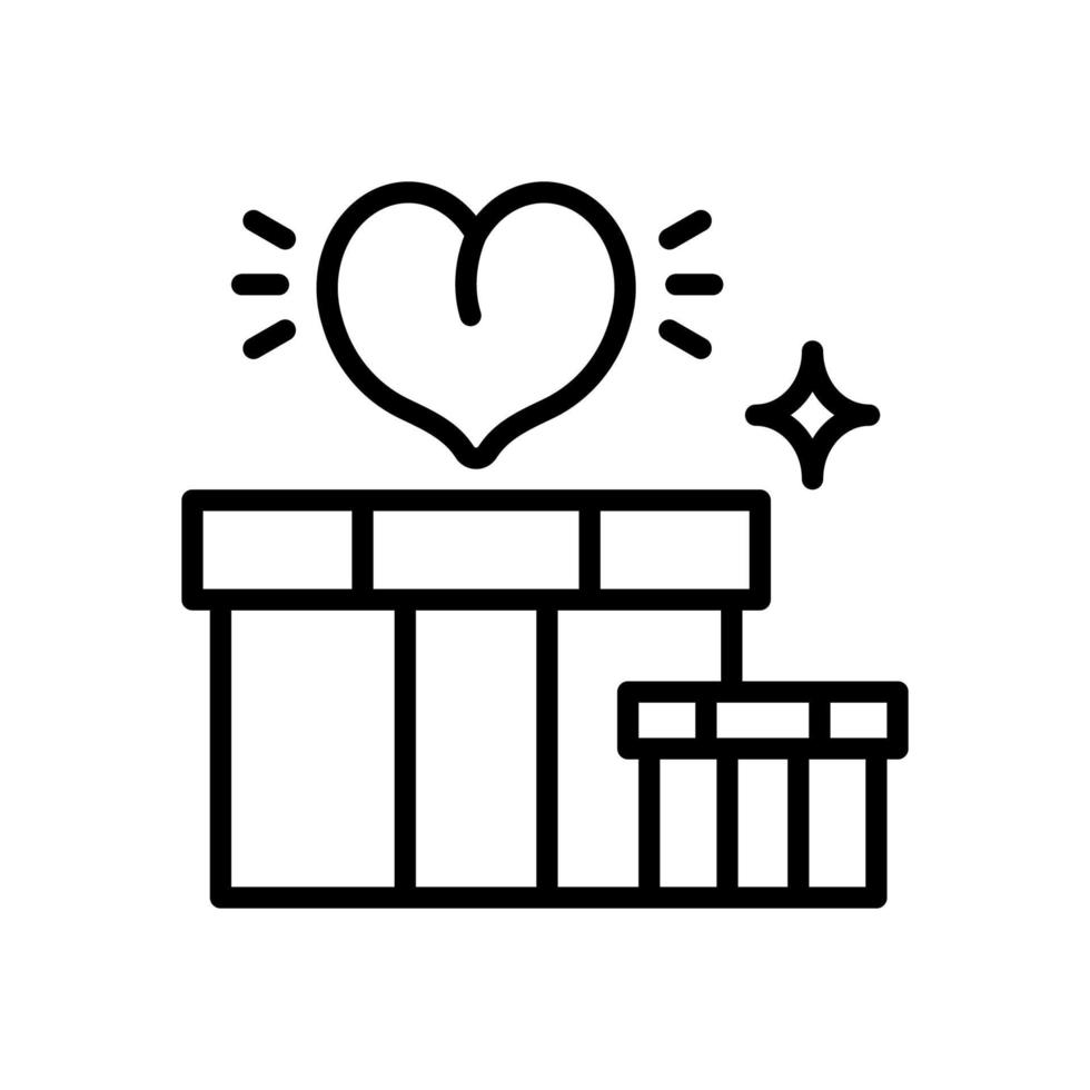 gift icon for your website, mobile, presentation, and logo design. vector