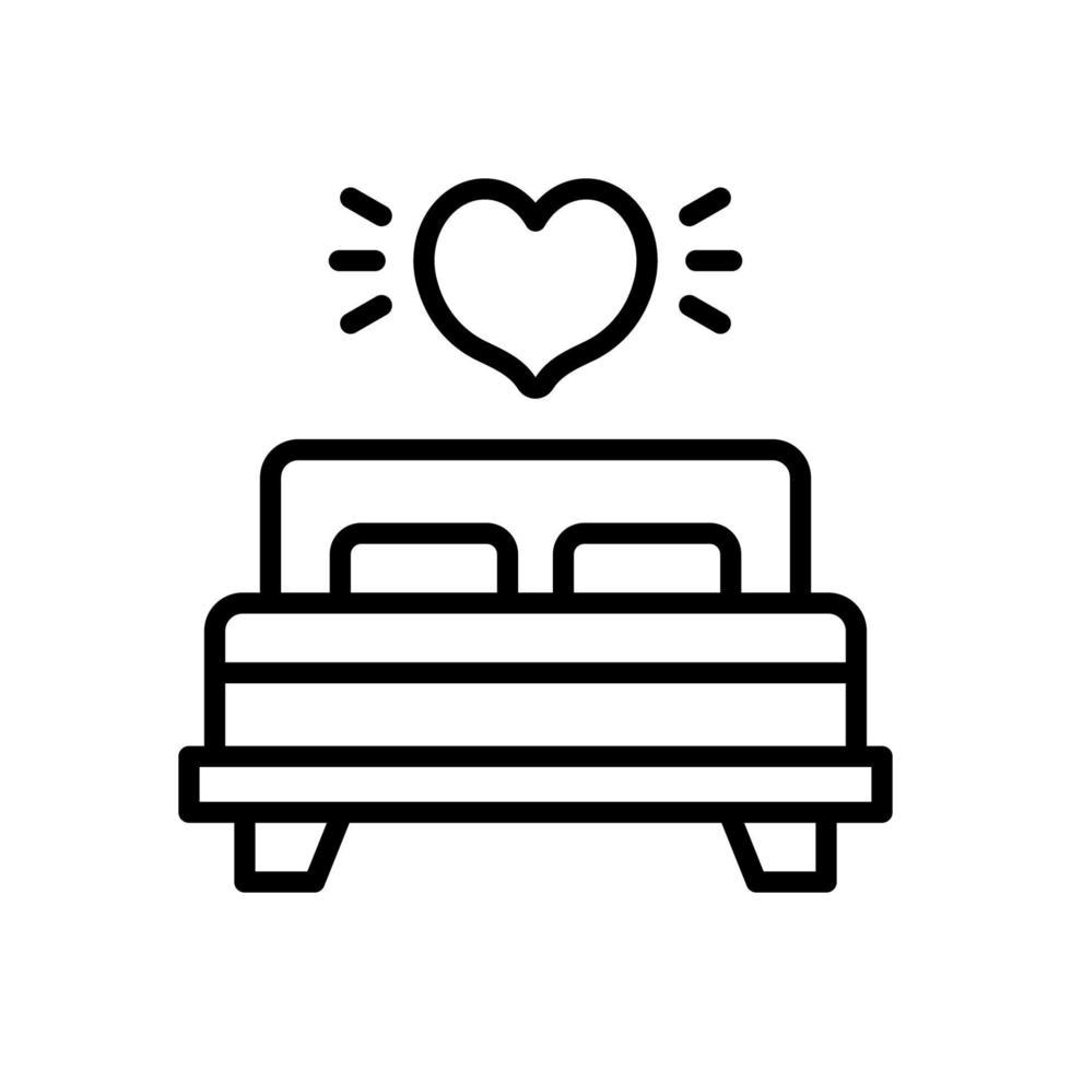 bed icon for your website, mobile, presentation, and logo design. vector