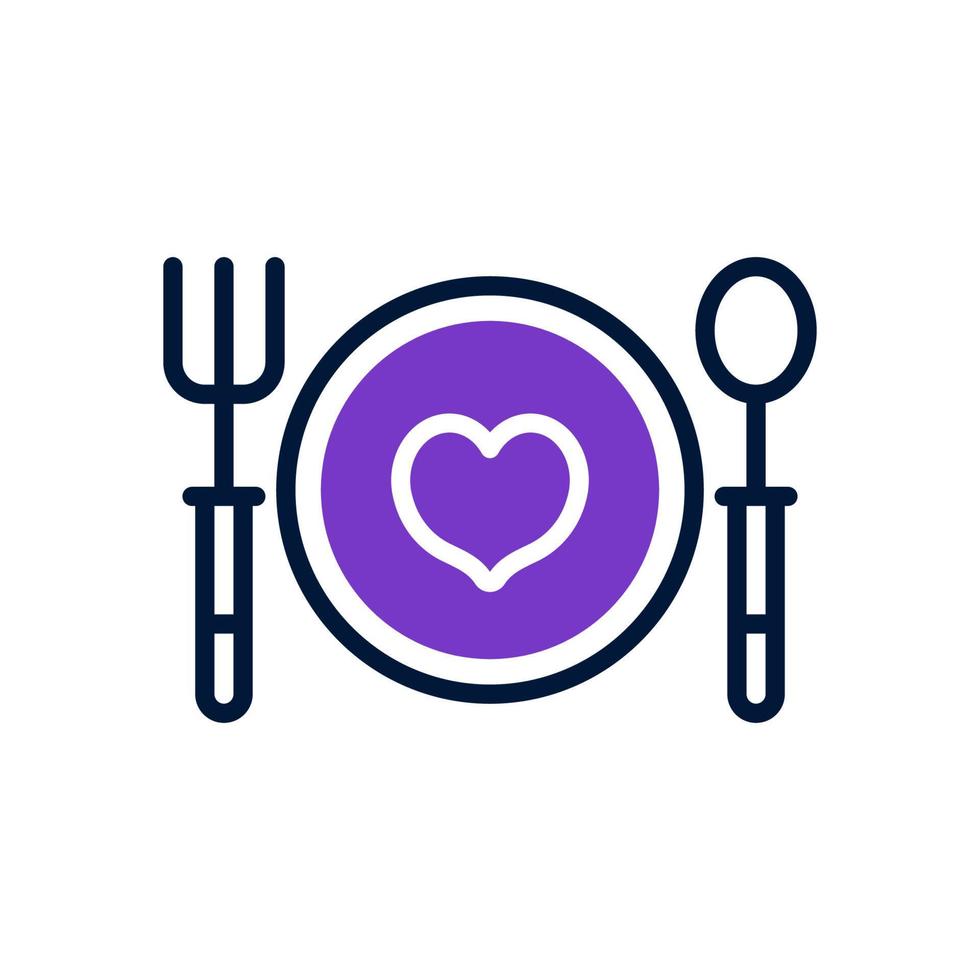 dinner icon for your website, mobile, presentation, and logo design. vector