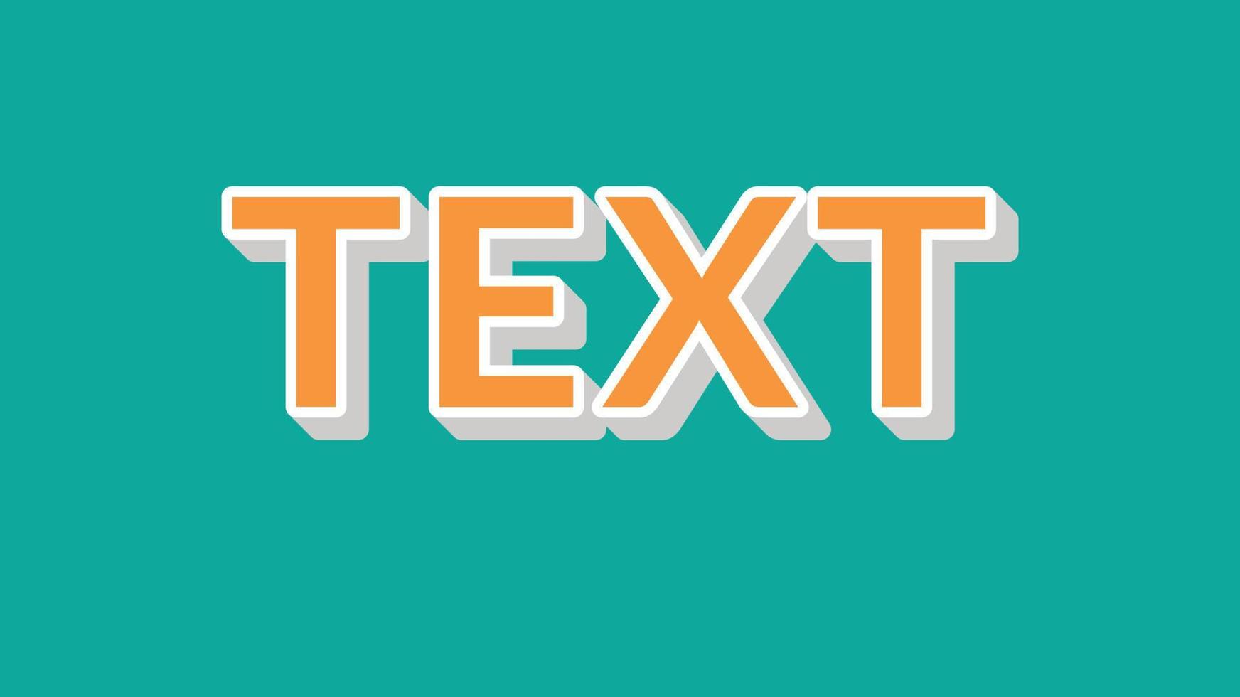 Creative Modern 3D Text Typography 19496103 Vector Art At Vecteezy typography