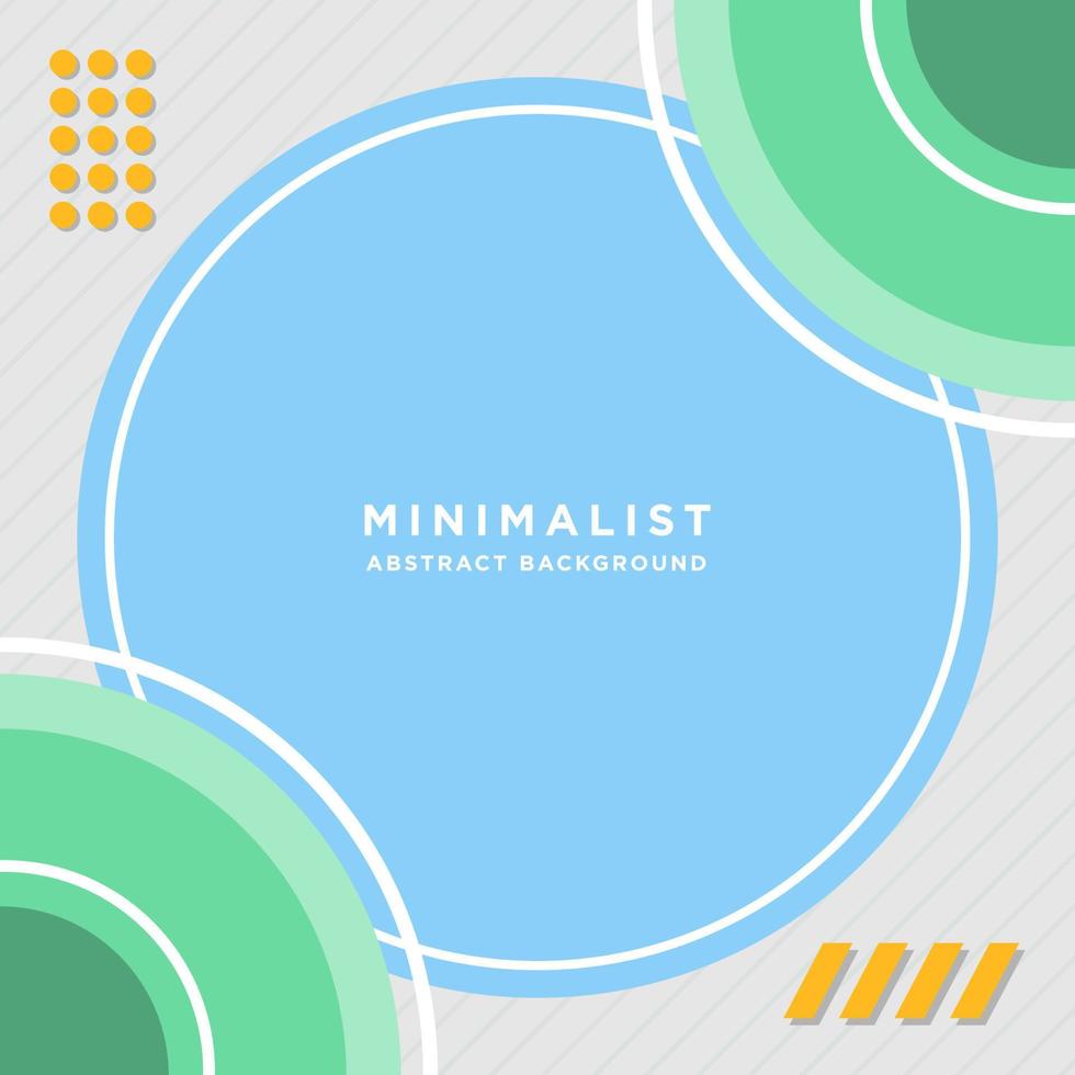 fondo abstracto minimalista con círculos vector