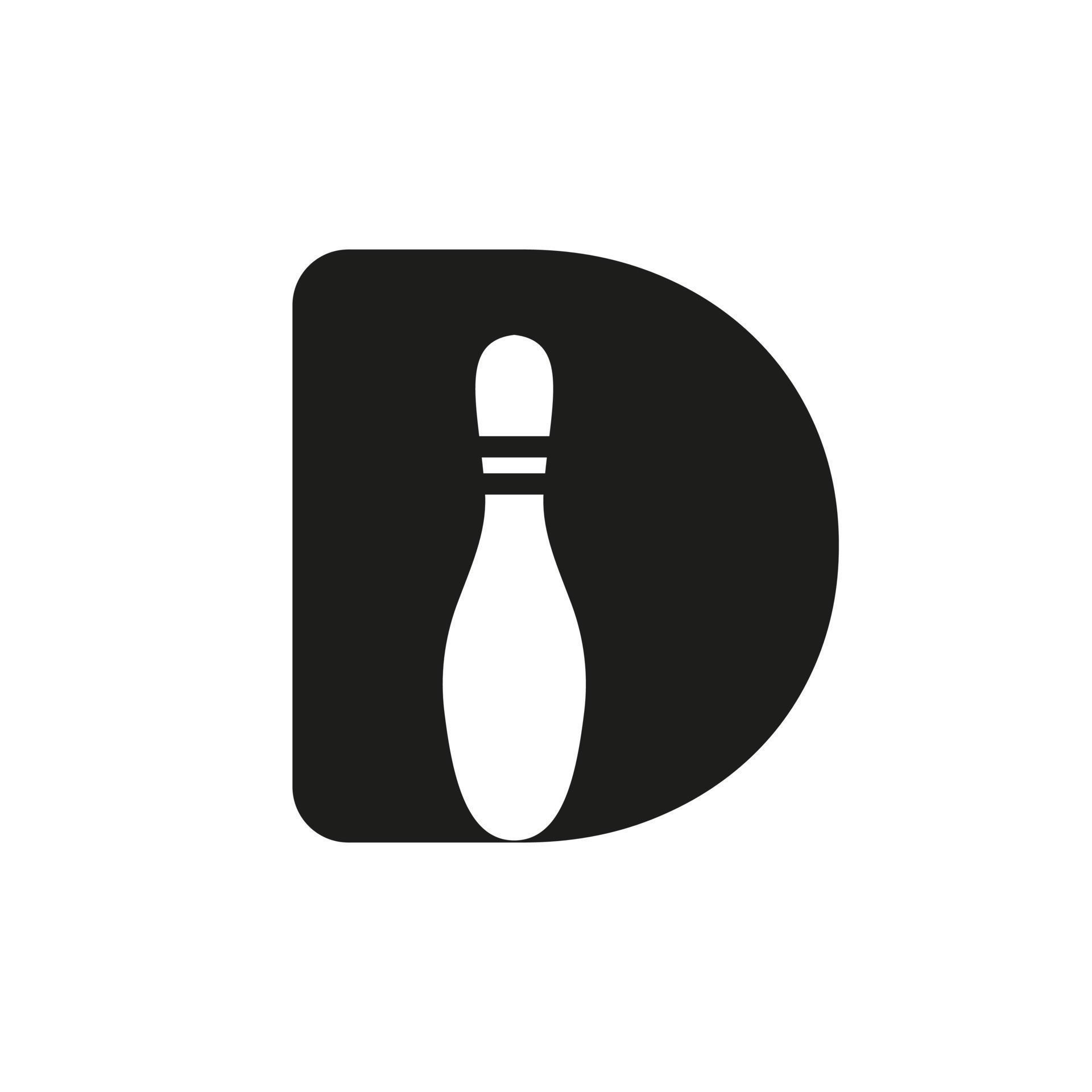 Letter D Bowling Logo. Bowling Ball Symbol Vector Template 19496494 Vector Art at Vecteezy