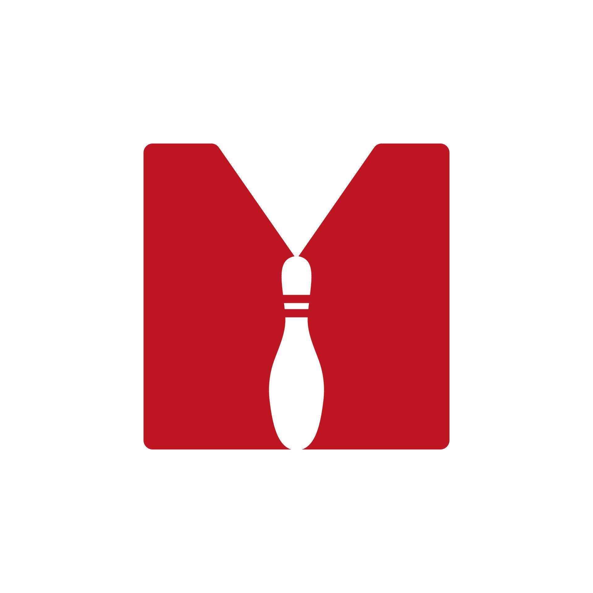 Letter M Bowling Logo. Bowling Ball Symbol Vector Template 19496547 Vector Art at Vecteezy
