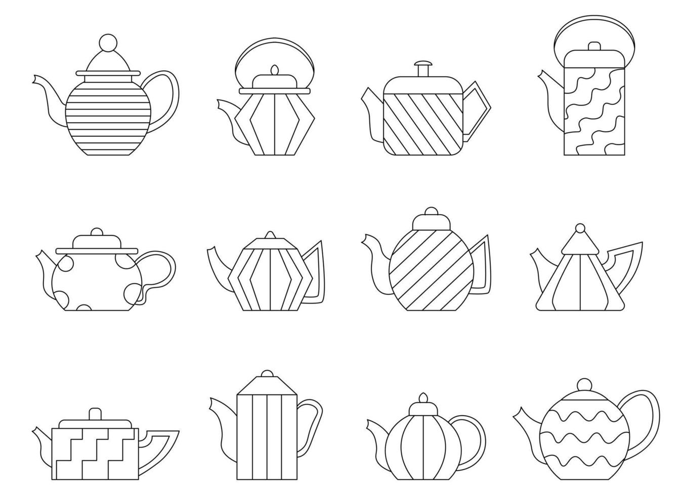 teacup design illustration isolated on white background vector