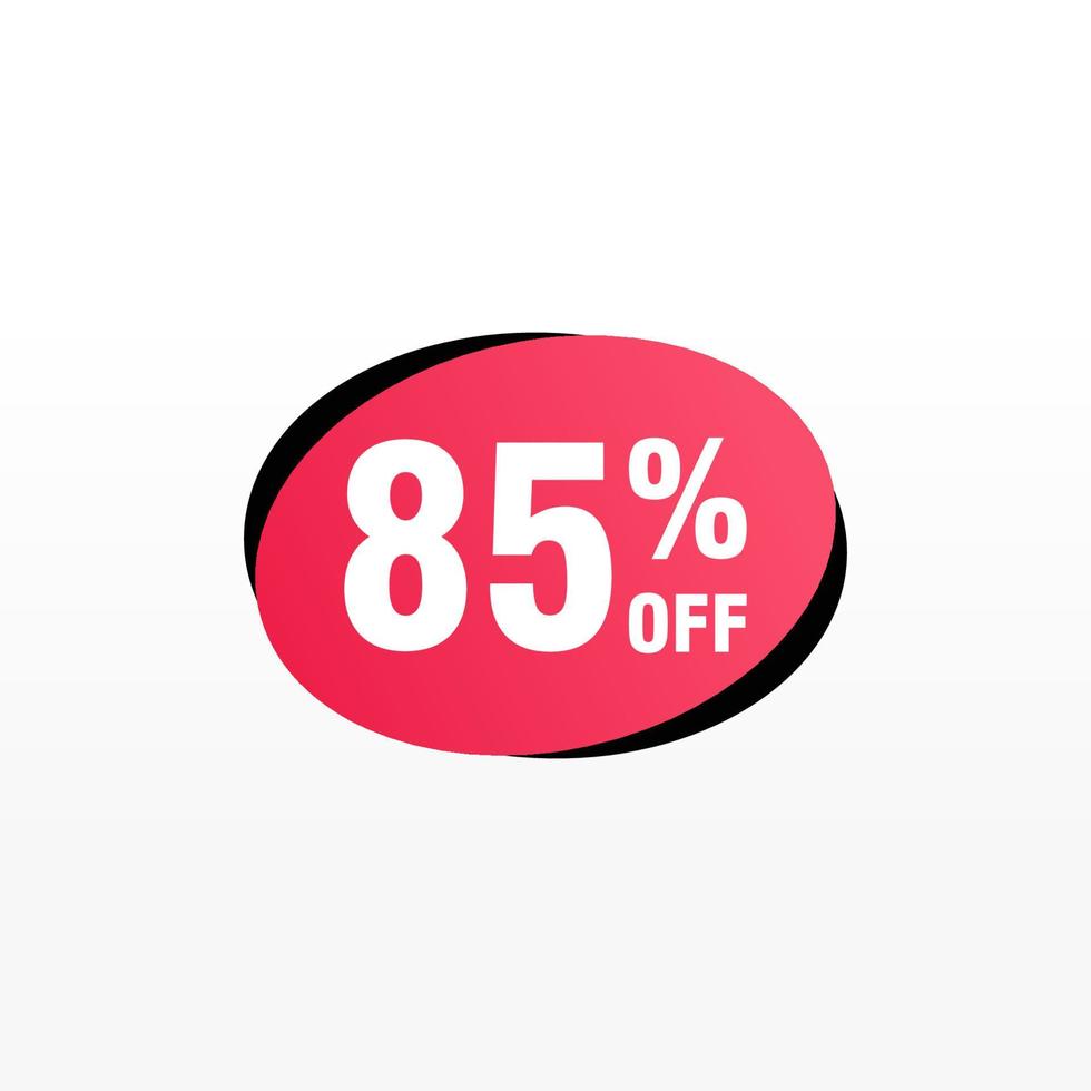 85 discount, Sales Vector badges for Labels, , Stickers, Banners, Tags, Web Stickers, New offer. Discount origami sign banner.