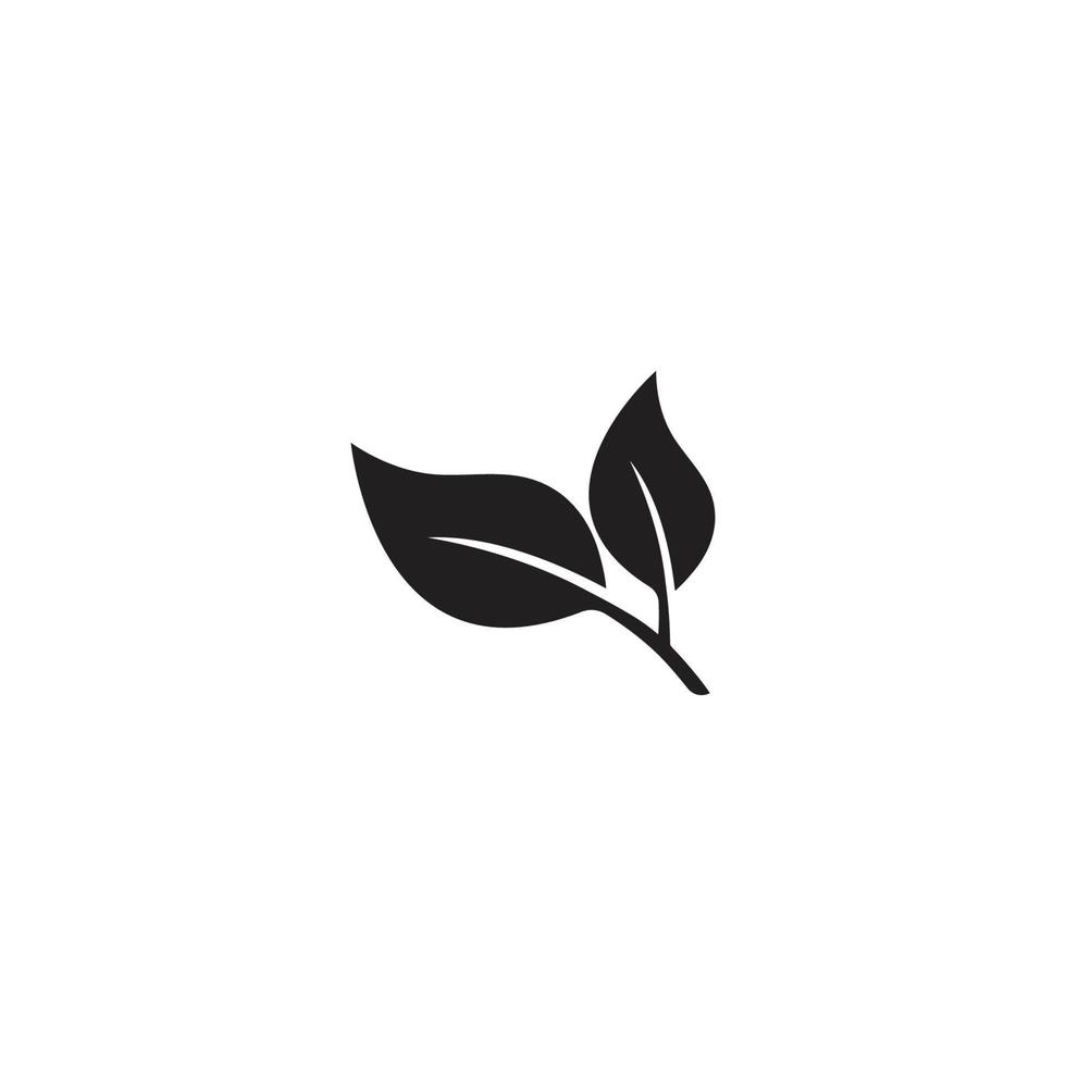 vector de logotipo de icono de hoja