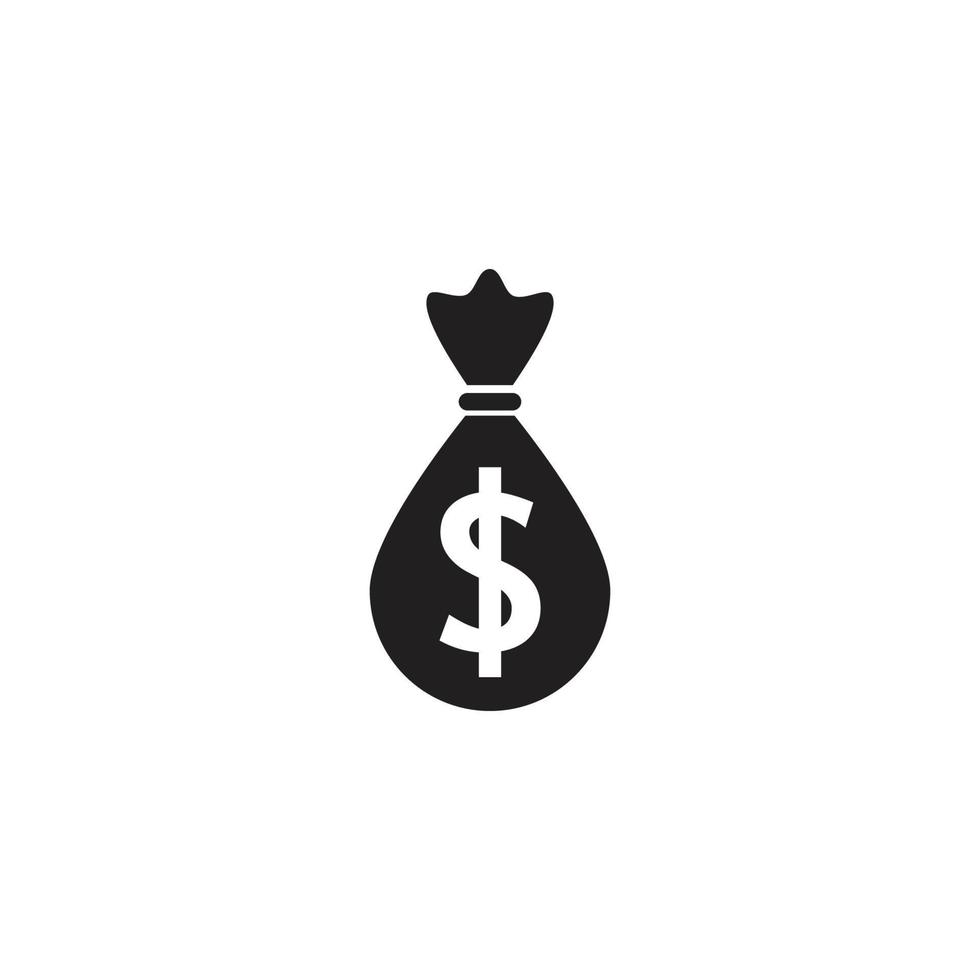 money bag icon 19497486 Vector Art at Vecteezy