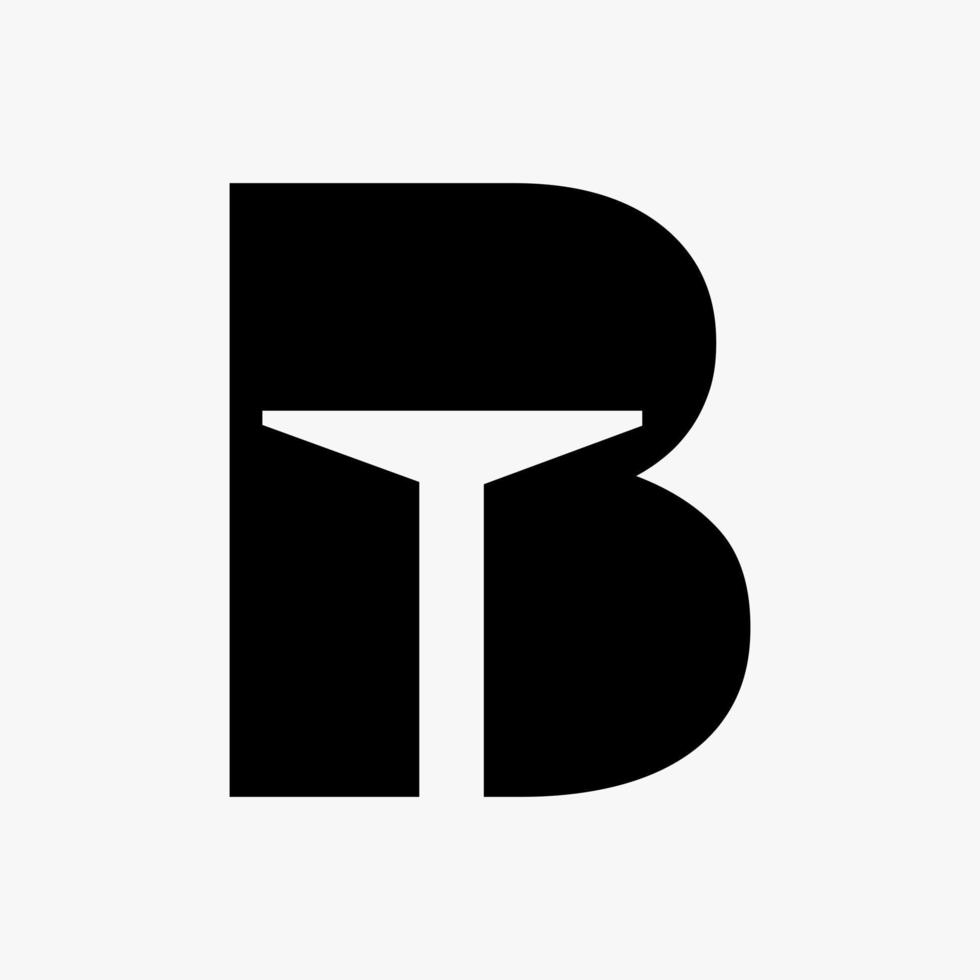 Letter B Door Logo Design Combined With Minimal Open Door Icon Vector Template