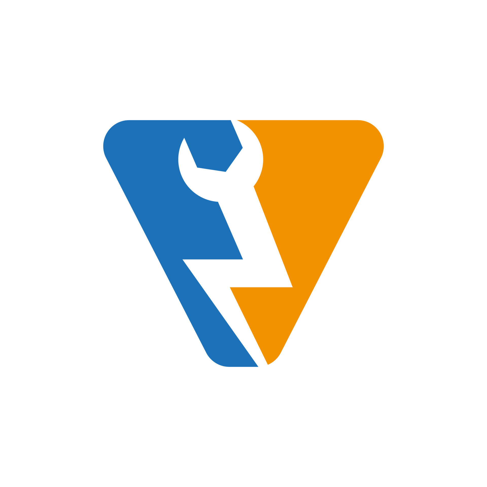 Initial Letter V Repair Wrench And Volt Power Logo Design For Repair