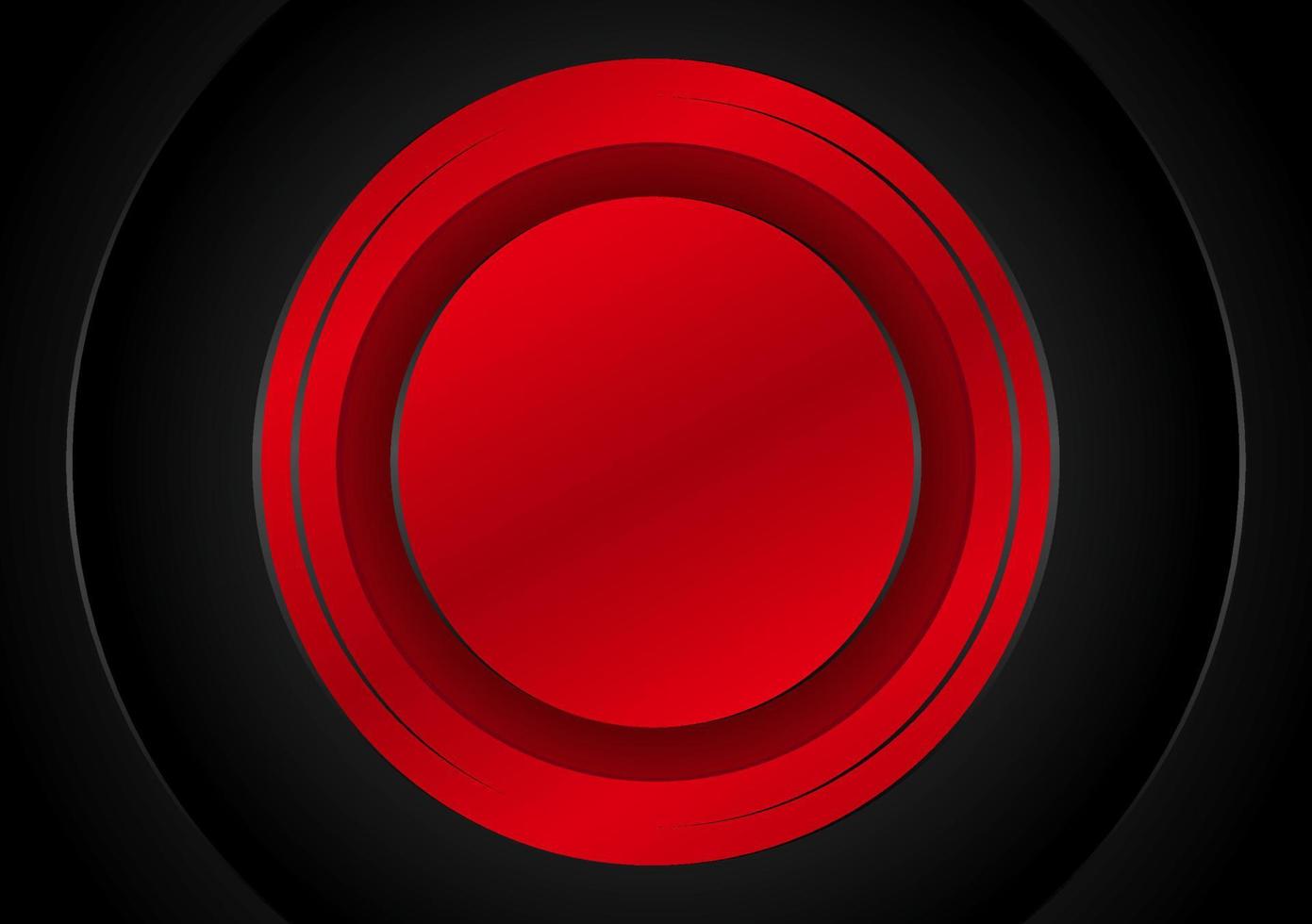 dynamic abstract background with red circles vector