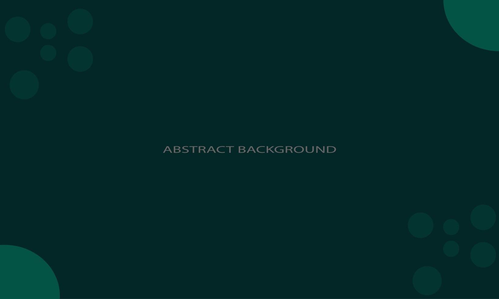 dark green background with elegant abstract circles vector