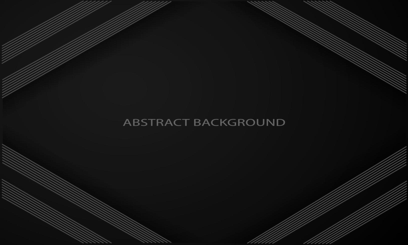 elegant dark background with abstract lines and shadows for cover, banner, poster, billboard vector