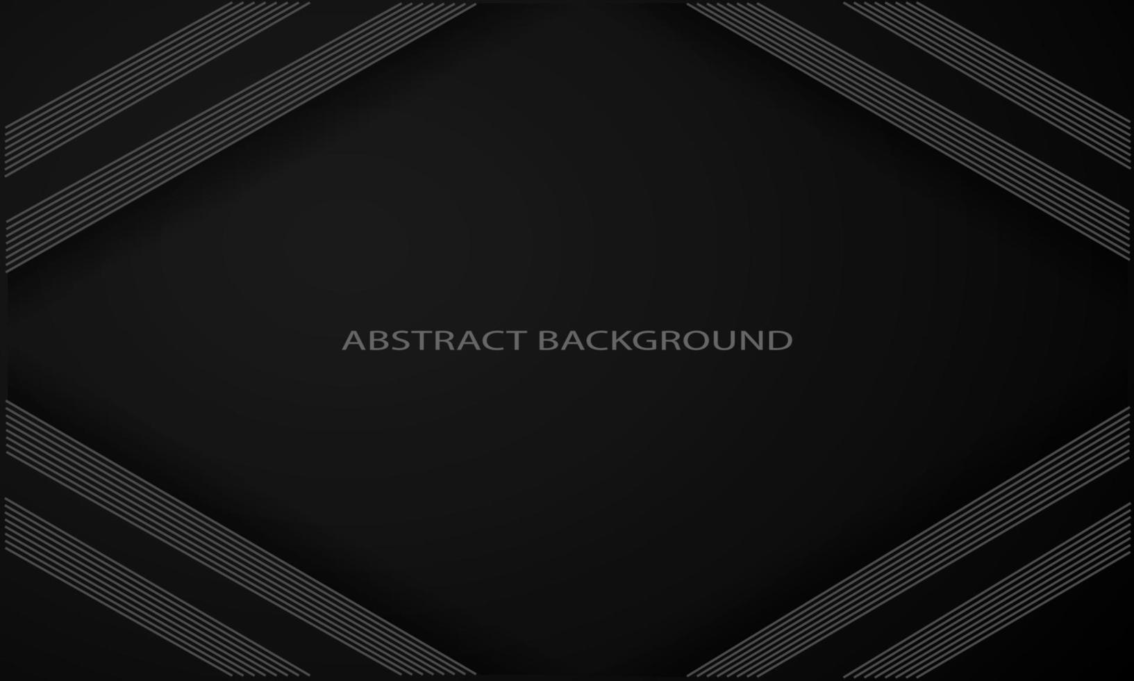 elegante fondo oscuro con líneas abstractas y sombras para portada, pancarta, afiche, cartelera vector