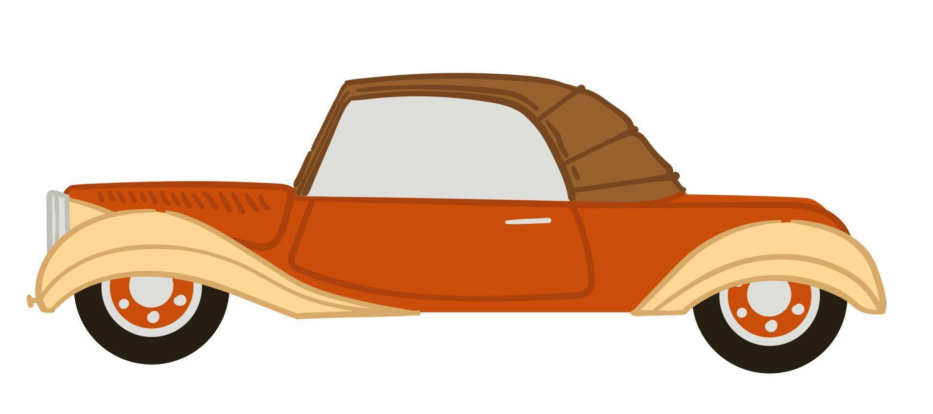 Vintage Retro Car Old Fashioned Model Of Auto 19498649 Vector Art At vintage-retro-car-old-fashioned-model-of-auto-19498649-vector-art-at