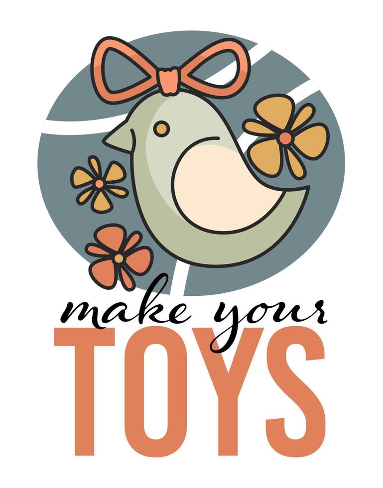 Make your toys classes and label vector 19498956 Vector Art at