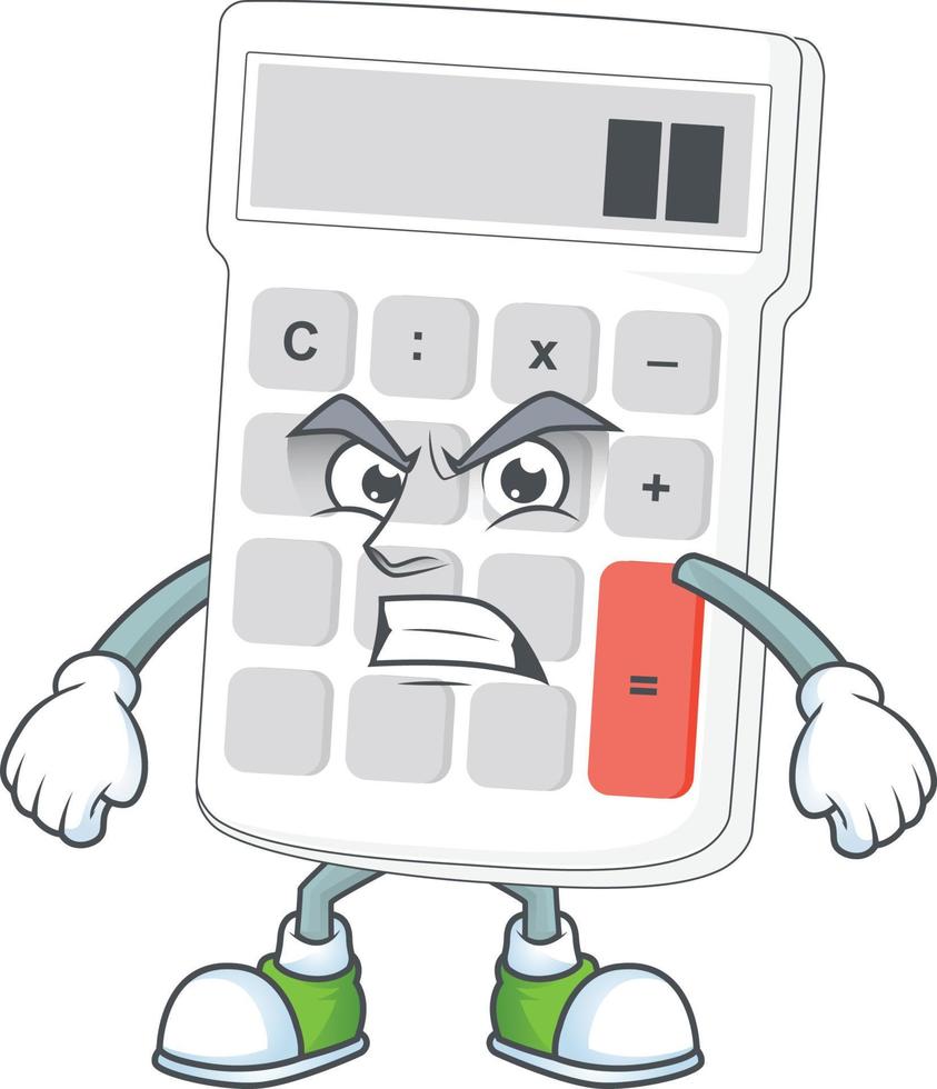 Cartoon Calculator Vector