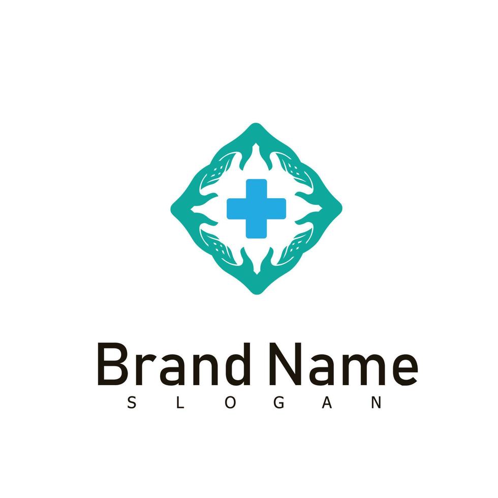 health logo hospital design symbol doctor vector