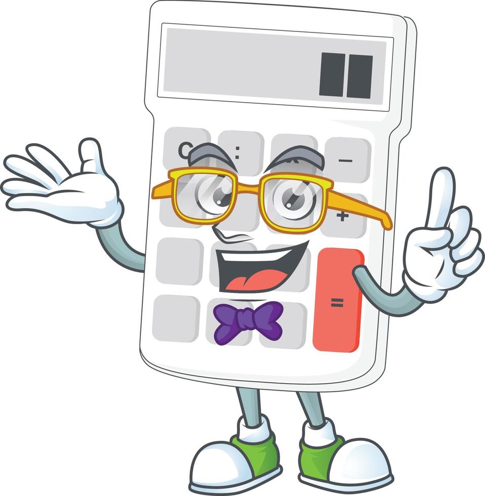 Cartoon Calculator Vector