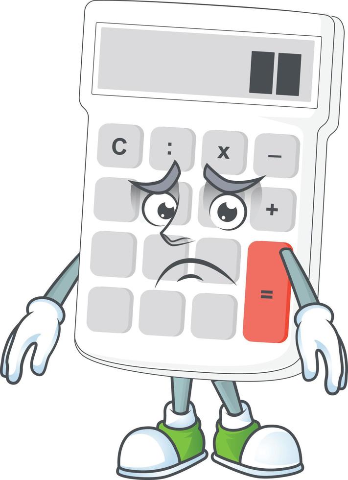 Cartoon Calculator Vector