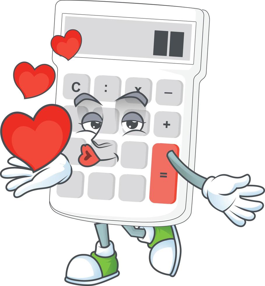 Cartoon Calculator Vector
