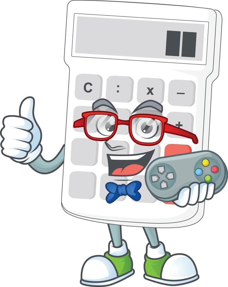 Cartoon Calculator Vector