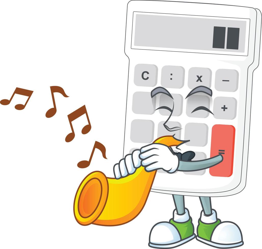 Cartoon Calculator Vector