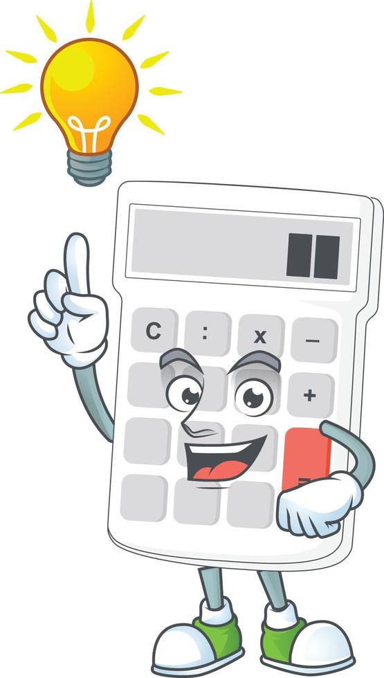 Cartoon Calculator Vector