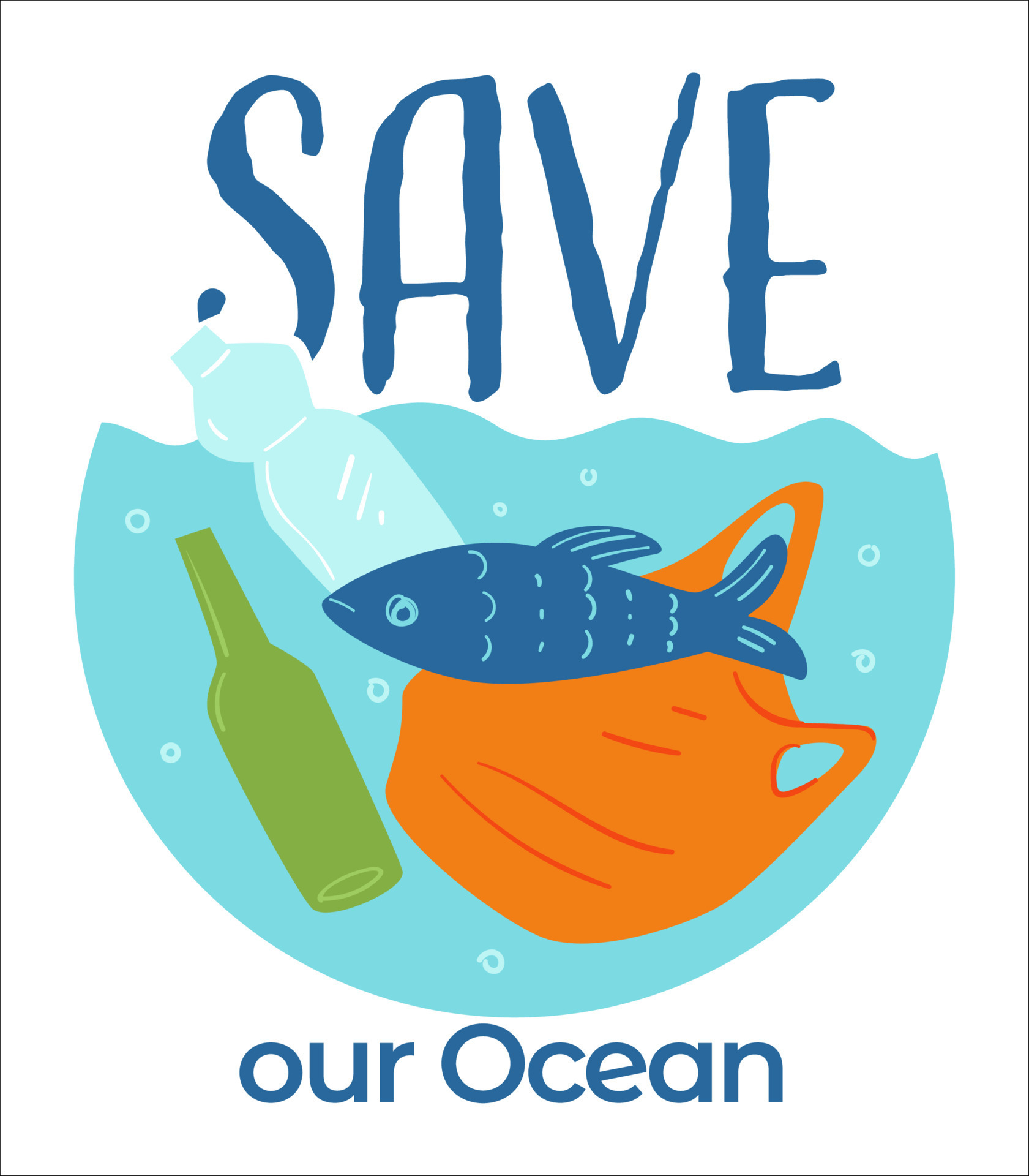 save our water poster