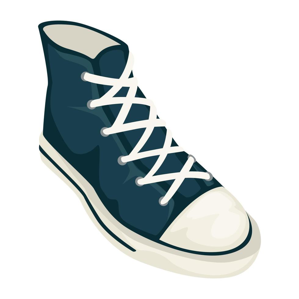 Sportive shoes for women, fashion and trends in clothes vector