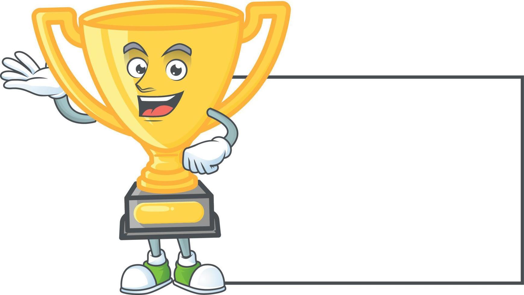 Gold Trophy Vector