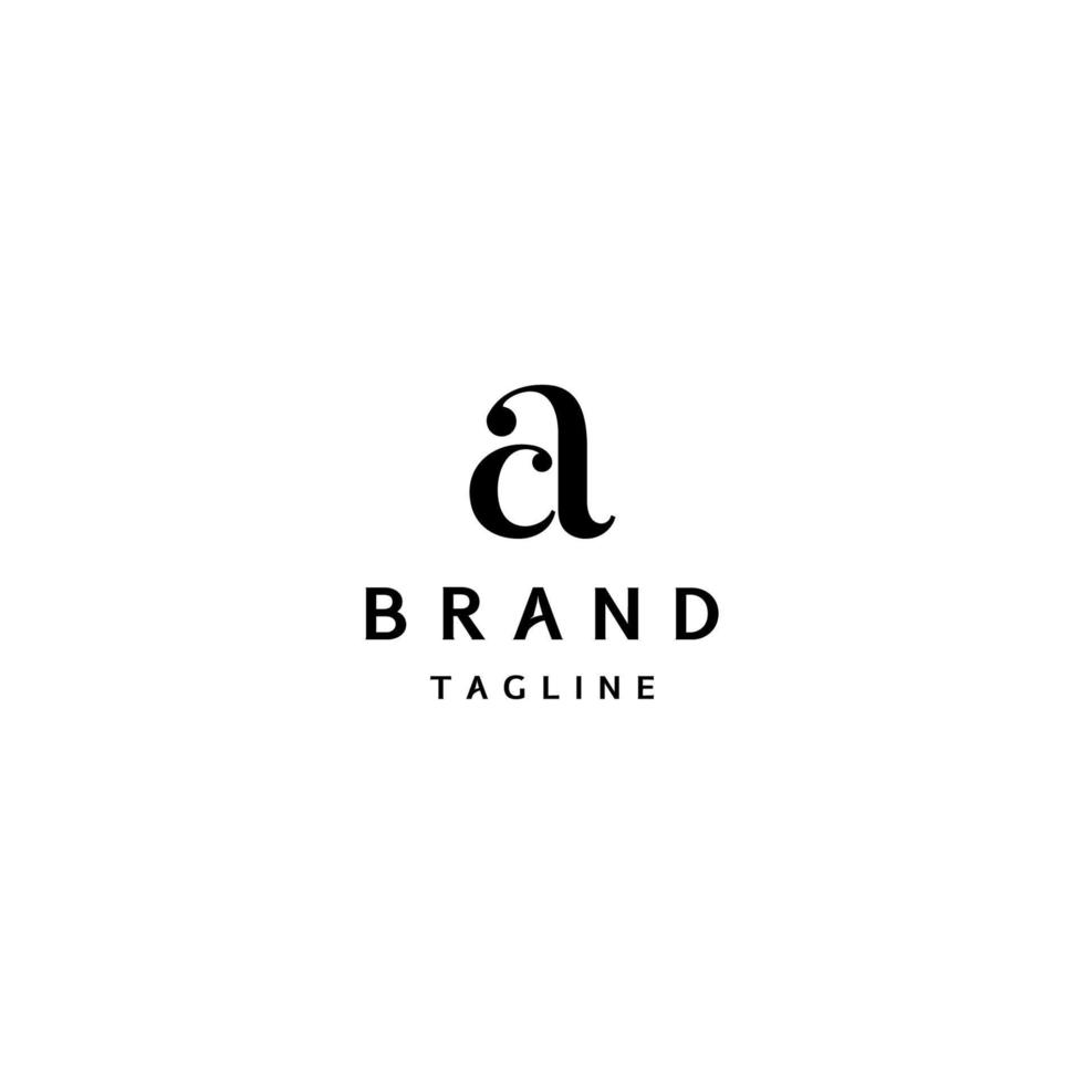 Classy initials a and c Logo Design. Logo design initials t and a depicting art, balance, luxury, limited, modern minimalism. vector