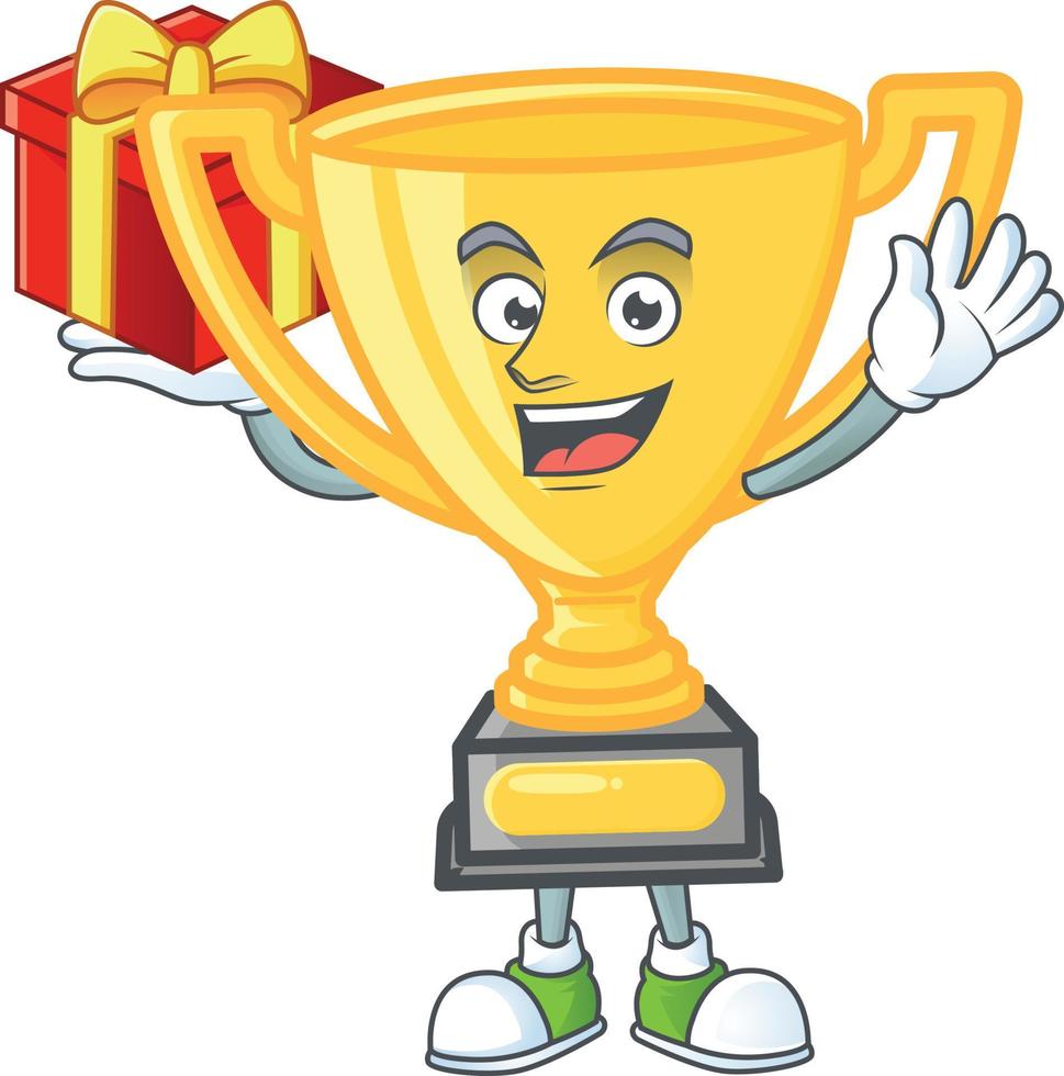 Gold Trophy Vector