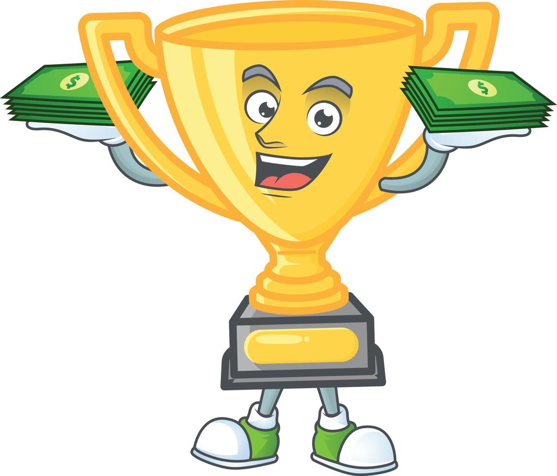 Gold Trophy Vector