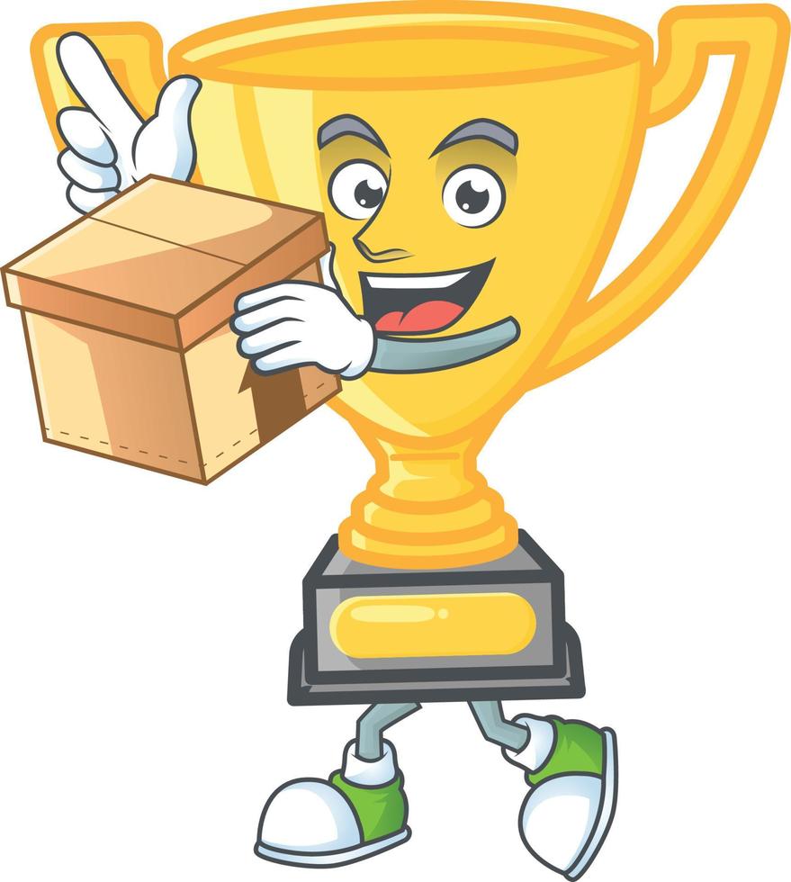 Gold Trophy Vector